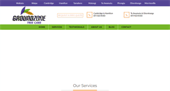 Desktop Screenshot of groundzone.co.nz